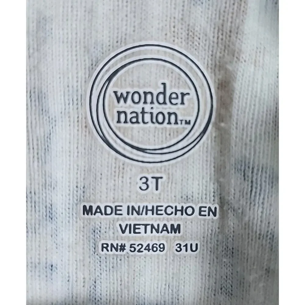 WONDER NATION Girls' 3T 2-PIECE OUTFIT,Fall/Autumn/Thanksgiving/Red/Floral/Dress